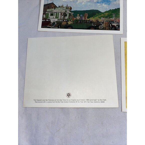 Vintage air plane 1974 Historical Aviation Prints 8x10 Set of 6 California pilot - Picture 6 of 7